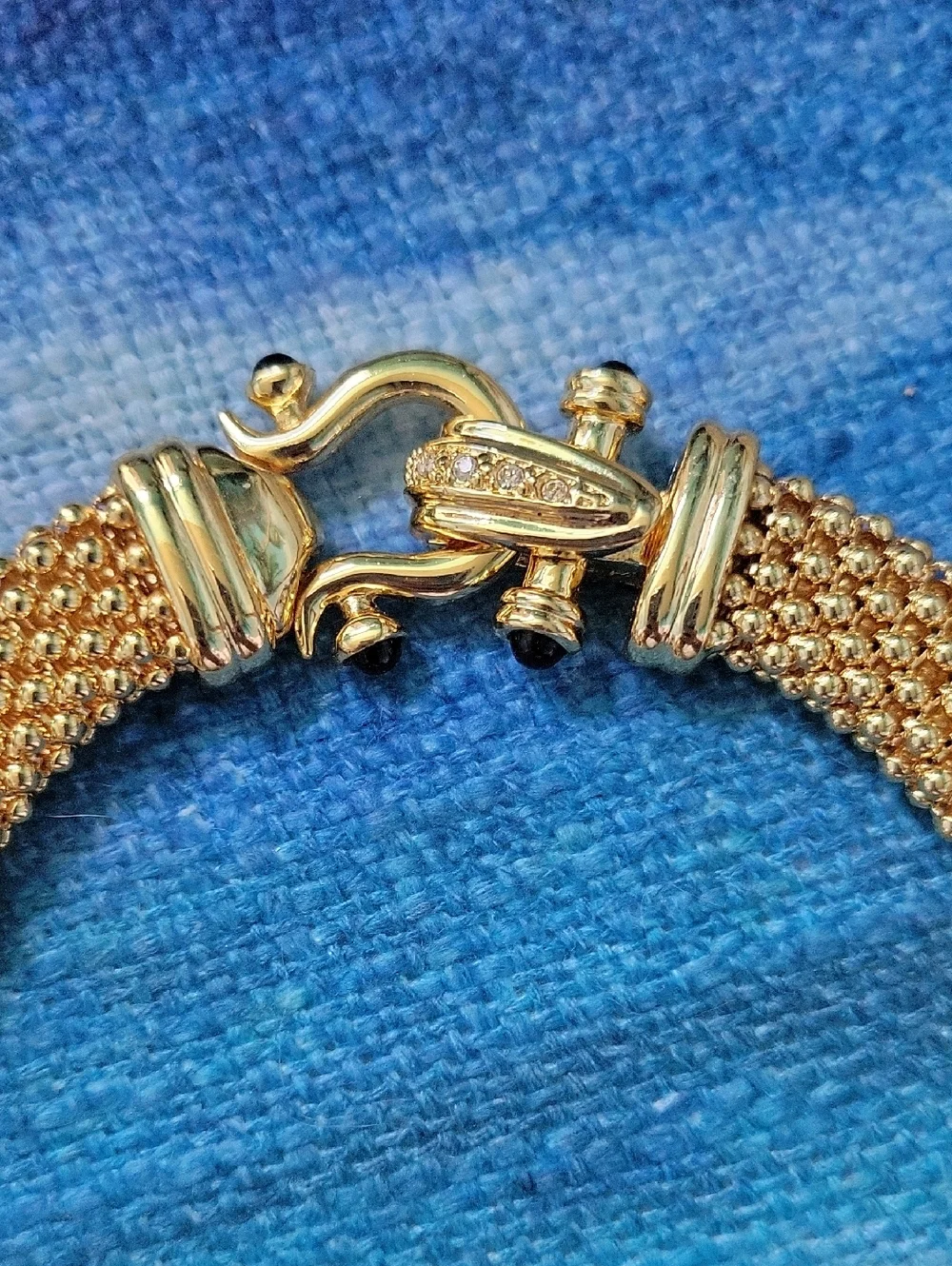 Faux Gold Rope Choker - Picture 2 of 4